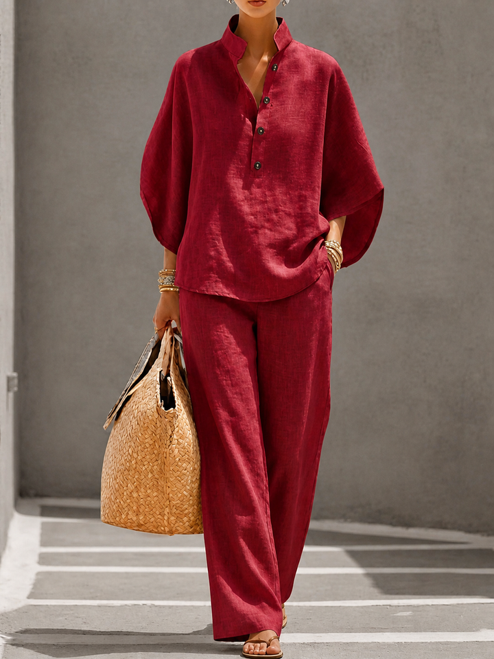 Carlotta | Two-Piece Palazzo Ensemble