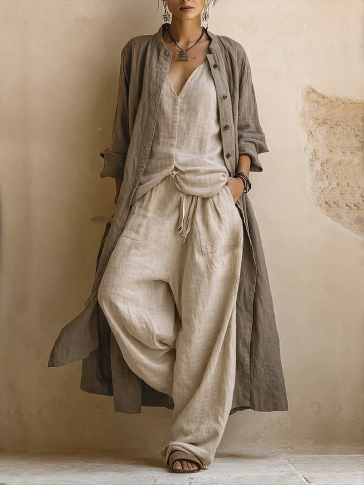Valentina | Soft Set with Long Coat